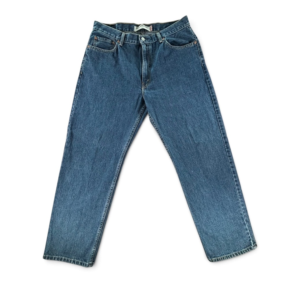 Levis 550 Mens Jeans 36x30 Relaxed Fit Medium Wash Blue 100% Cotton Denim - Picture 2 of 8